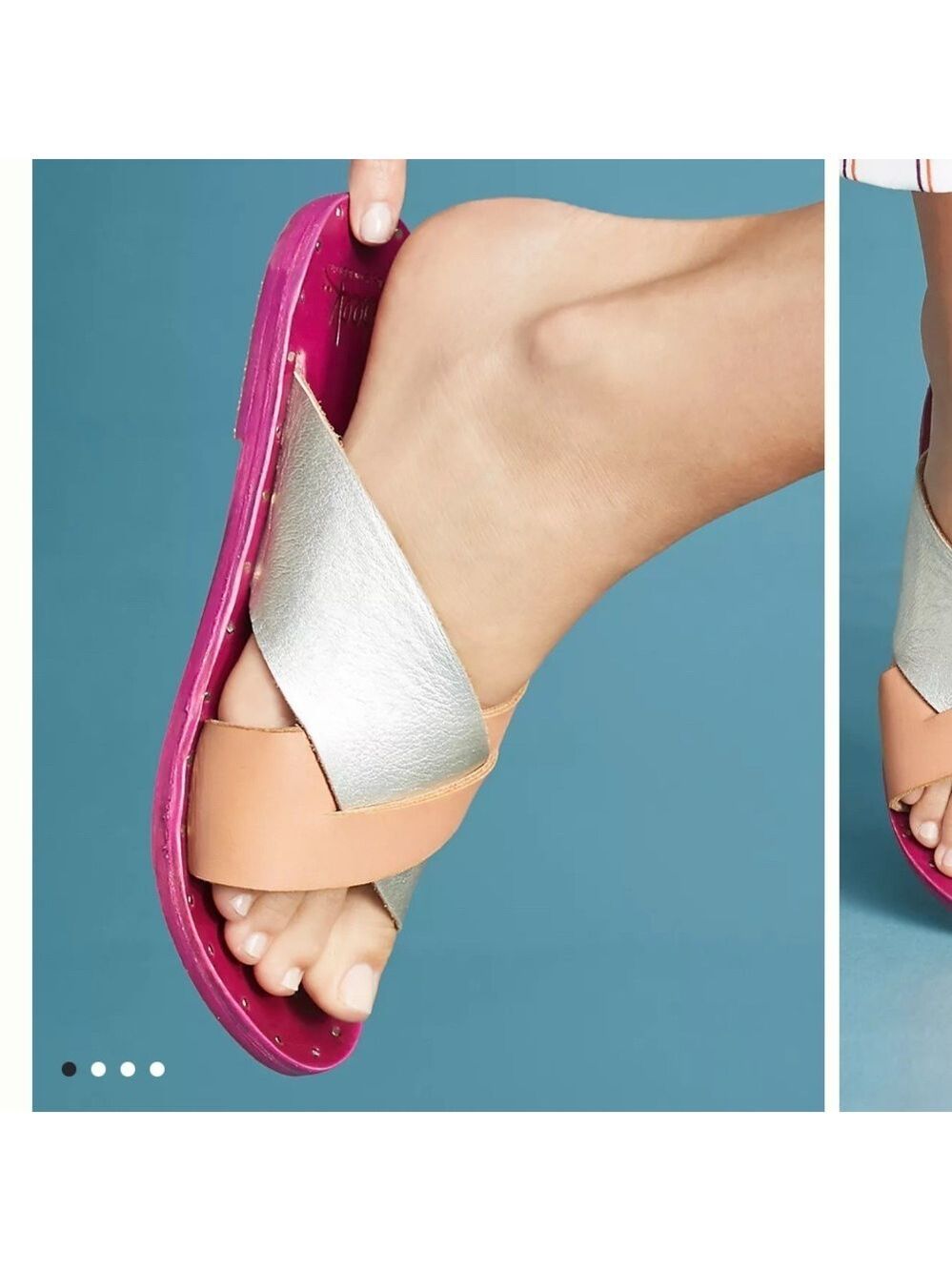 Beek Gull Slide Sandals Anthropologie Size 6